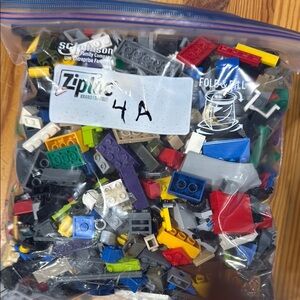 Approximately 6 lbs of miscellaneous Lego pieces total of 3 bags